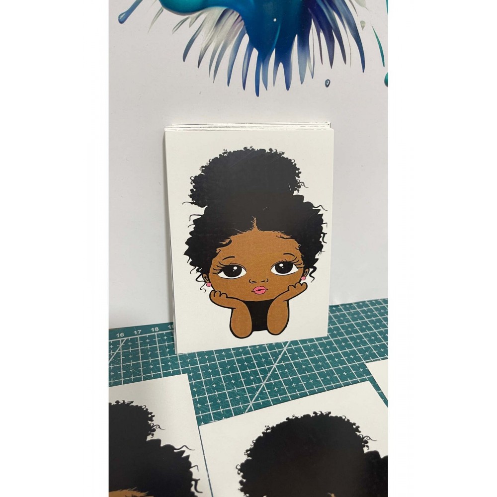 Toka Kartı Esmer Kızlı 9x15 cm 49 Adet