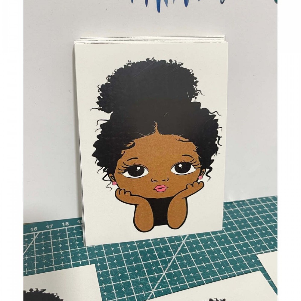 Toka Kartı Esmer Kızlı 9x15 cm 49 Adet