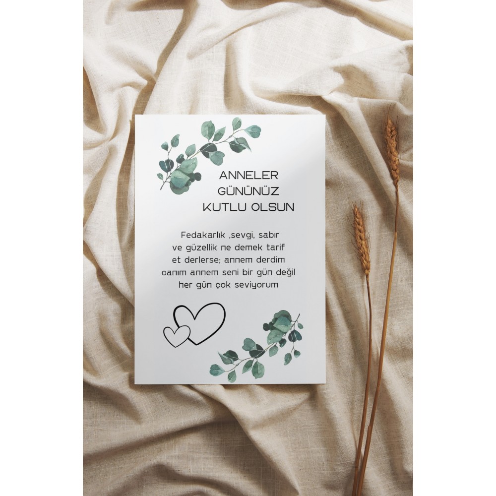 Anneler Günü Kartı 9x15 Cm 49 Adet