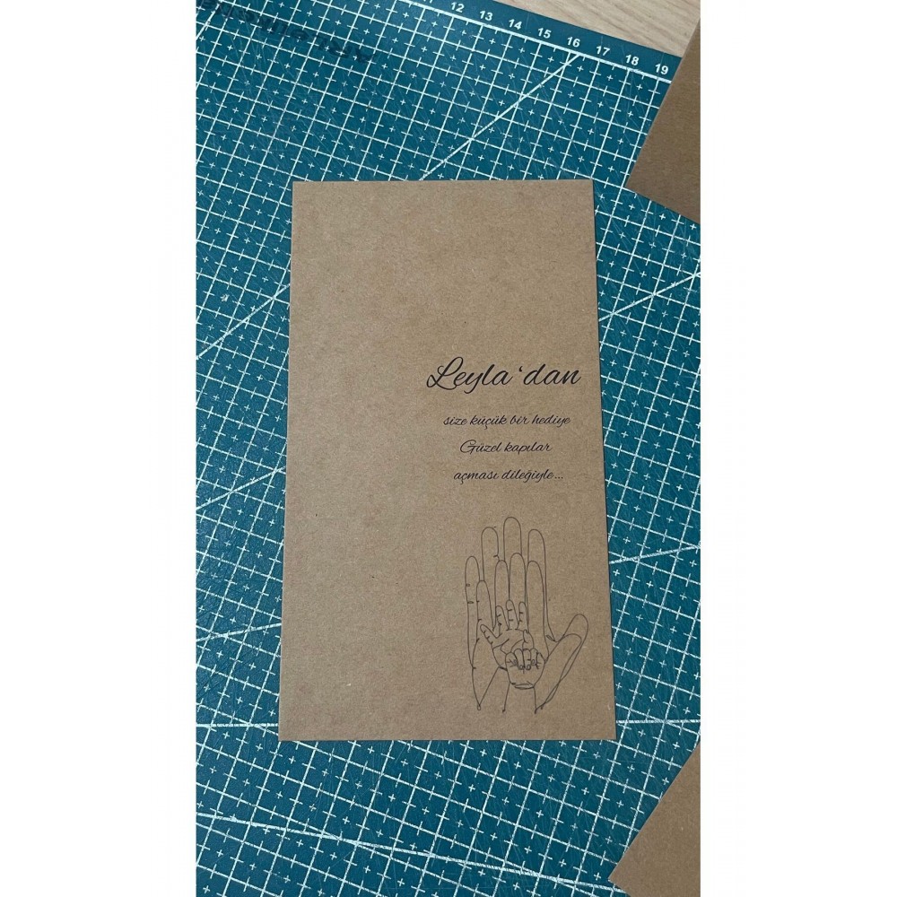 Yenidoğan Anahtarlık Kartı 9,5x15 cm 49 Adet