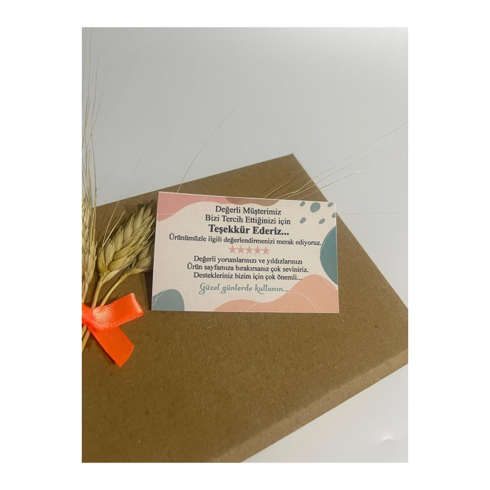 E-Ticaret Teşekkür Kartı 5x8 cm 100 Adet