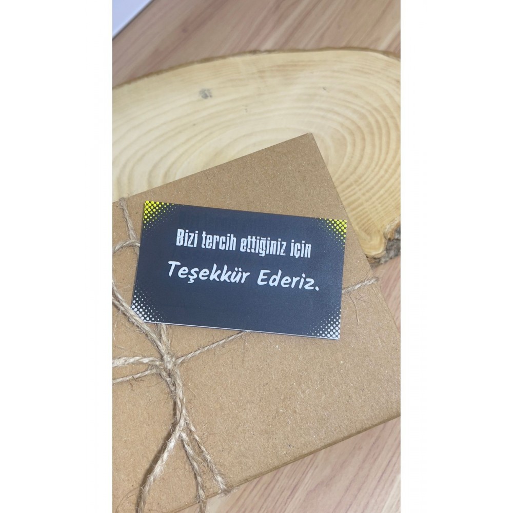 Eticaret Teşekkür Kartı 5x8 cm 500 Adet