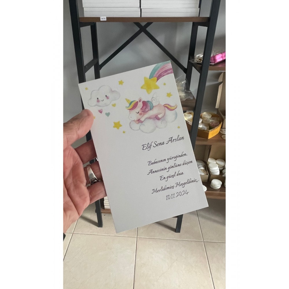 Mevlüt Hatırası Kartı 9,5x15 cm 49 Adet