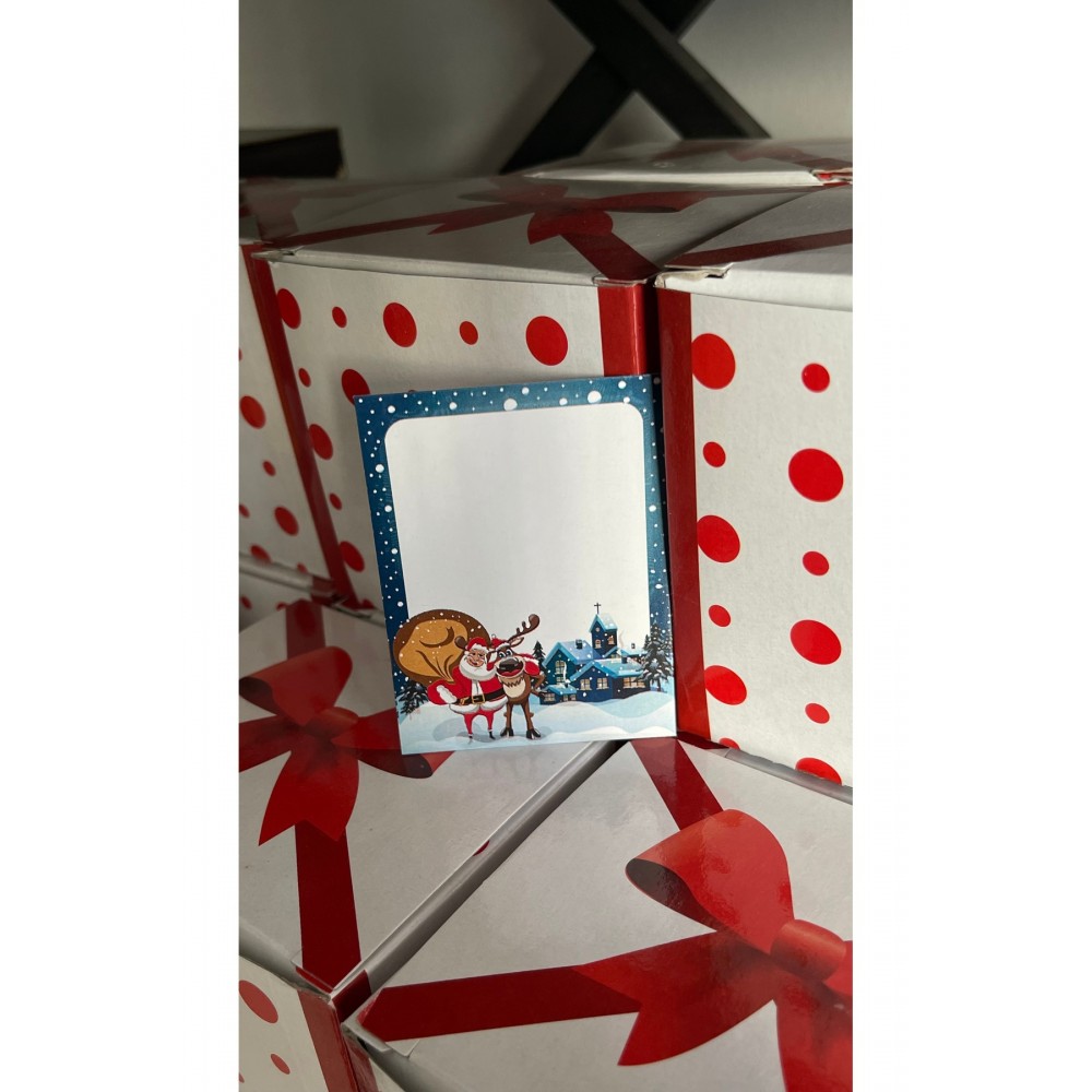 Yeniyıl Not Kartı 6x8 cm 100 Adet - Arletikettasarım