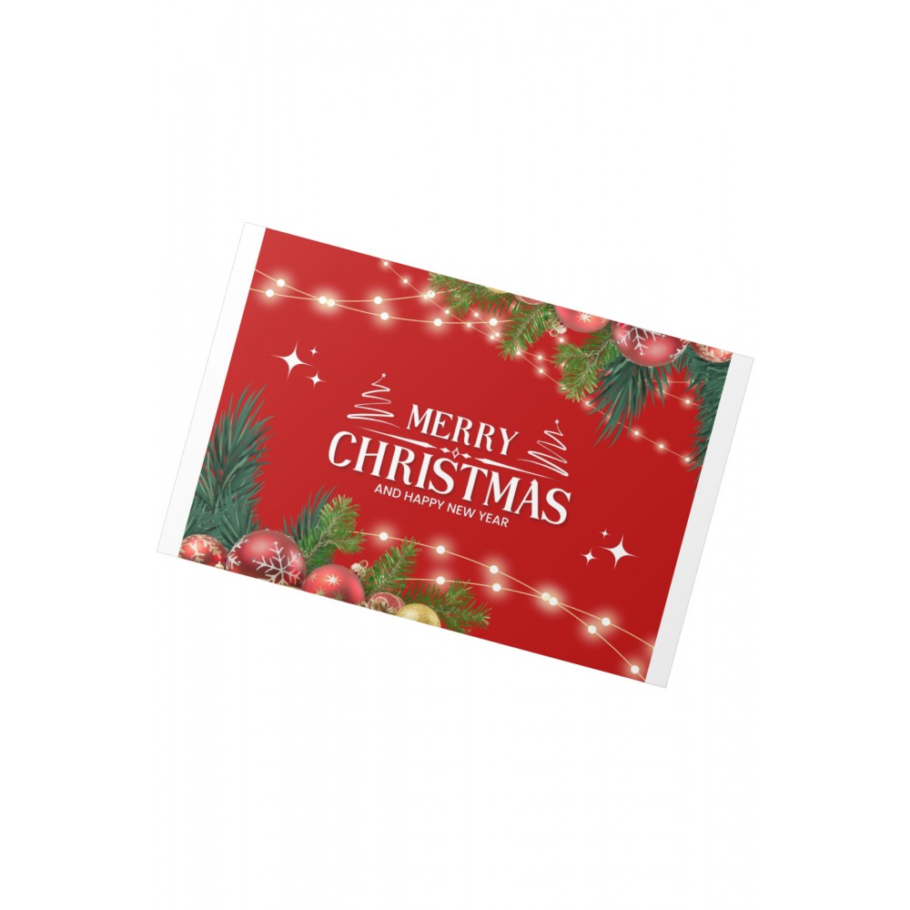 Yeni Yıl Kartı Merry Christmas 5x8 cm 100 Adet model01