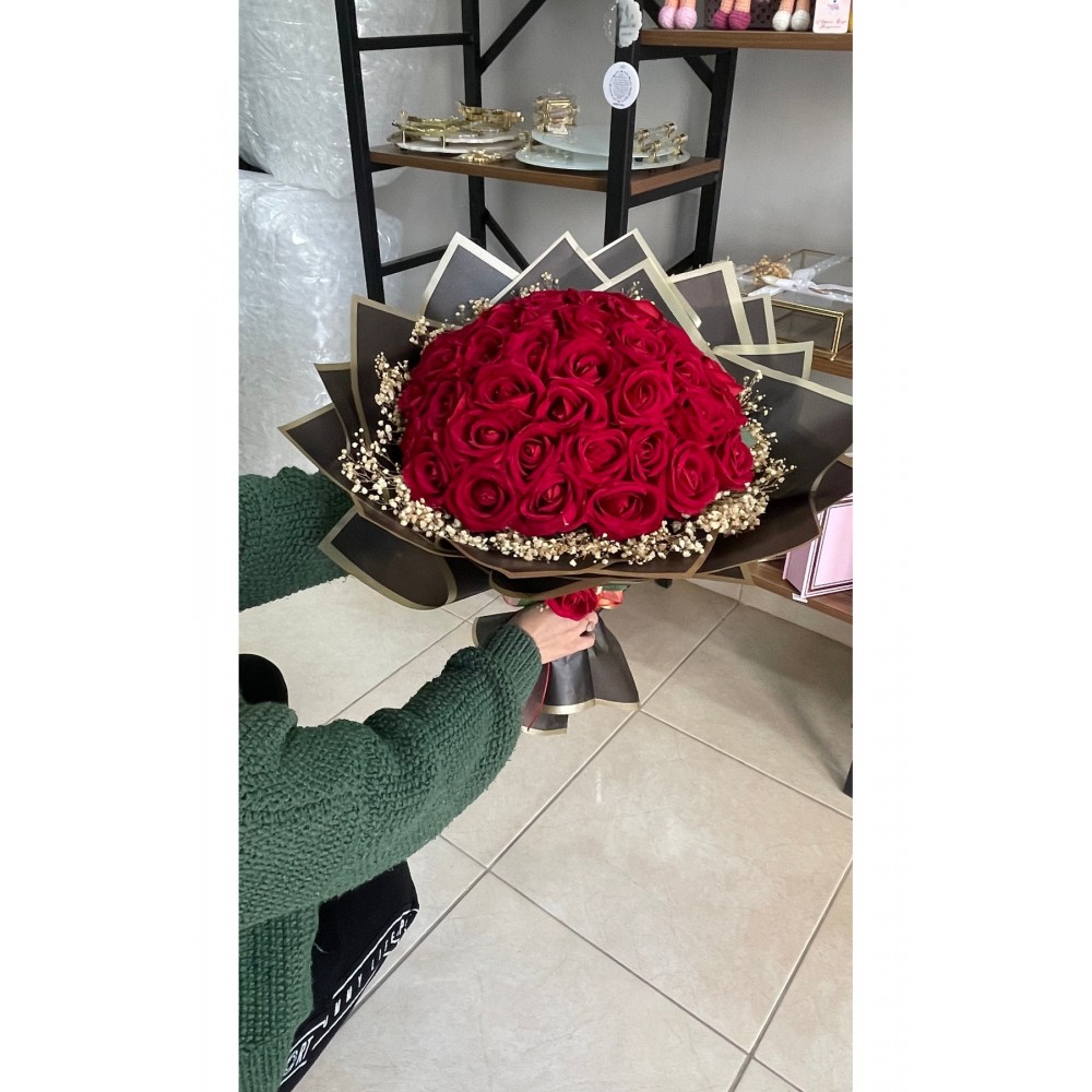 Aşkın Sembolü 41 Güllü İsteme Buketi