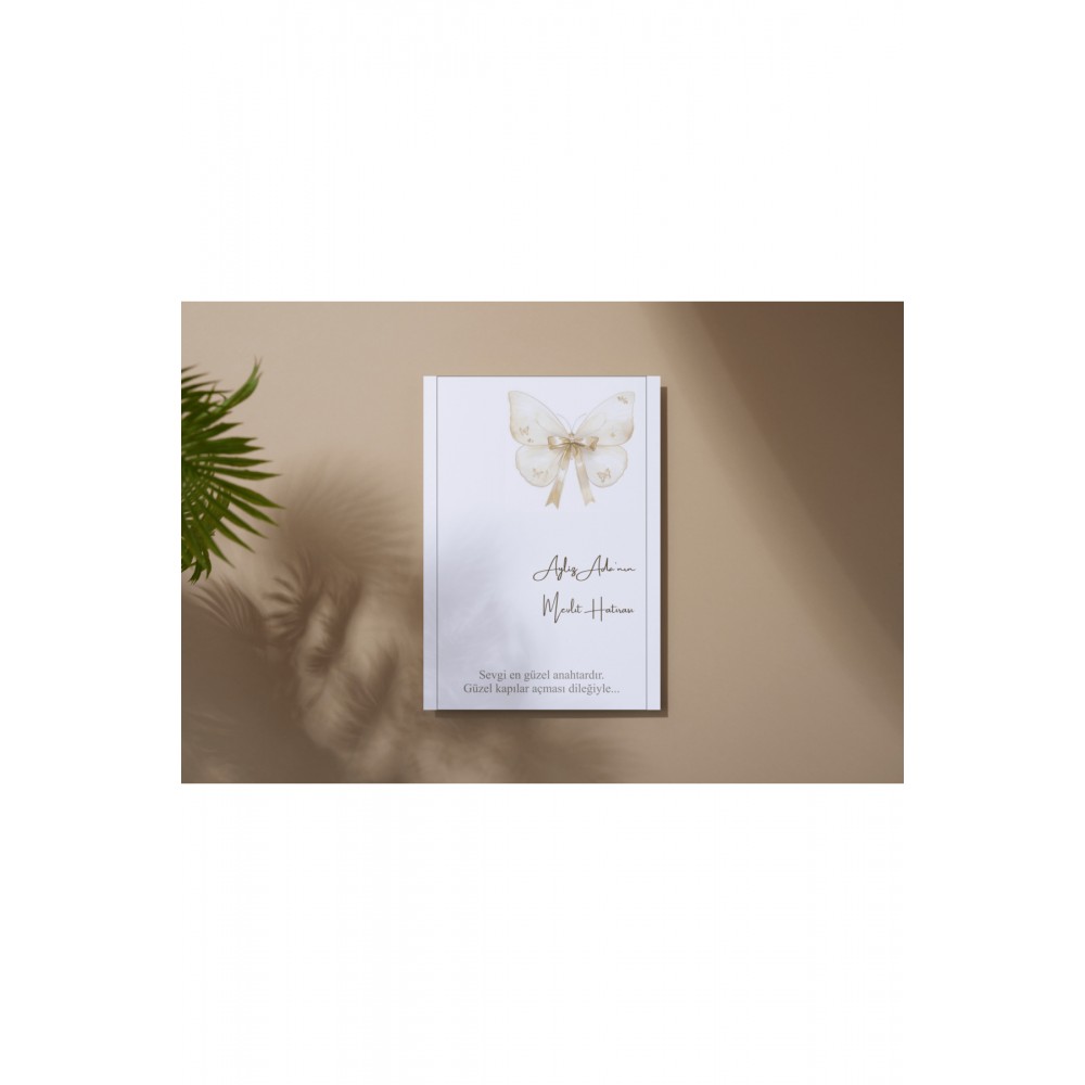Mevlüt Hatırası Kartı 9,5x15 cm 49 Adet - Arletikettasarım