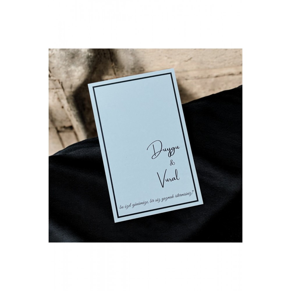 Söz,Nişan,Nikah,Düğün Anahtarlık Kartı 9,5x15 cm 49Adet - Arl Etiket Tasarım