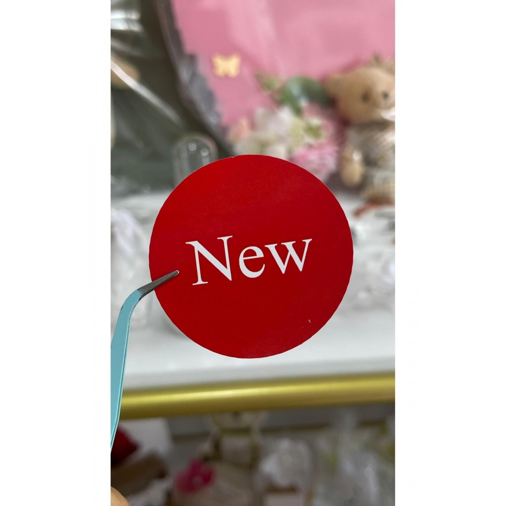 New - E-Ticaret Yuvarlak Yapışkanlı Etiket 4x4 cm 70 Adet - Arl Etiket Tasarım